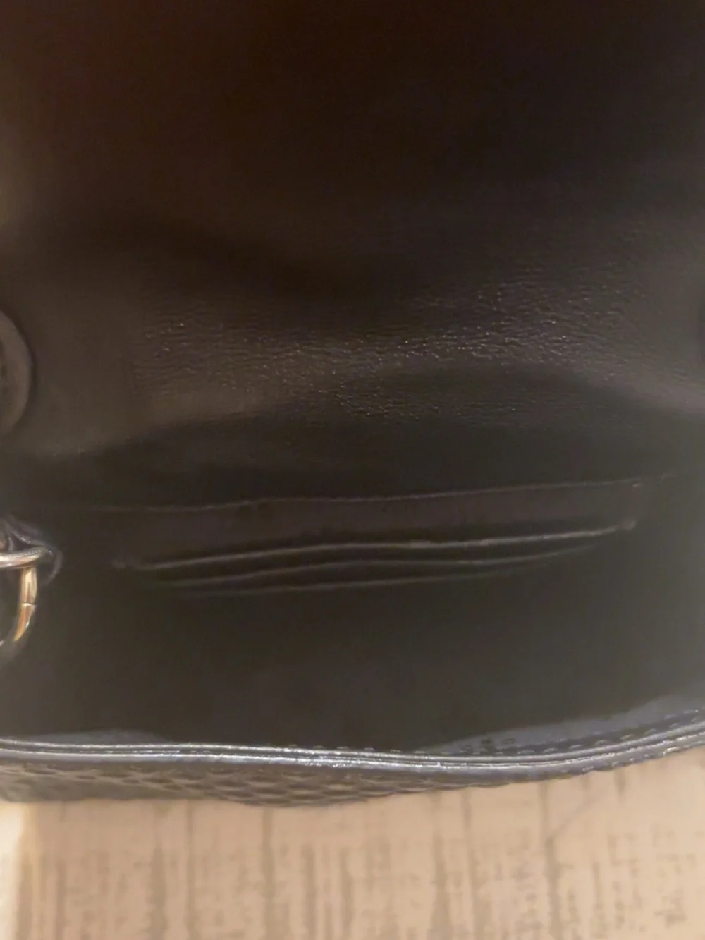 Like New ~ Tory Burch Black Quilted Crossbody with Chain Strap